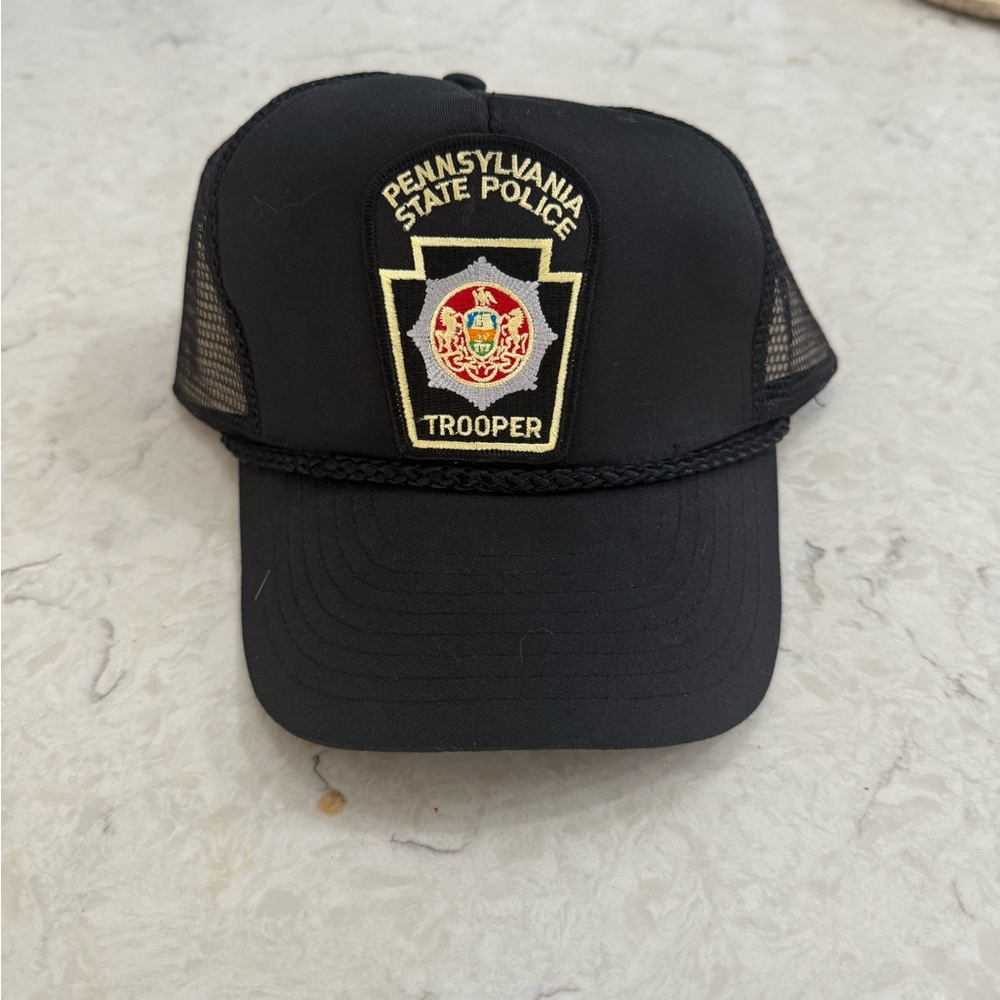 Black Pennsylvania State Police Trooper snap back Cap, brand new